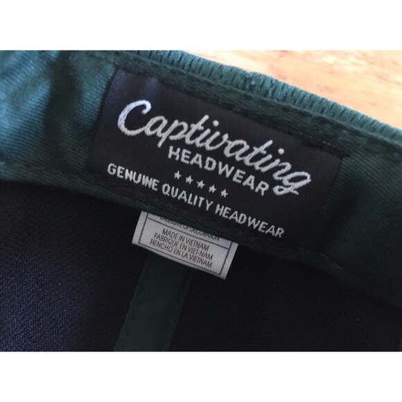 Oregon Ducks Baseball Hat Adjustable Strap Green Gold Captivating Headwear - Picture 8 of 10